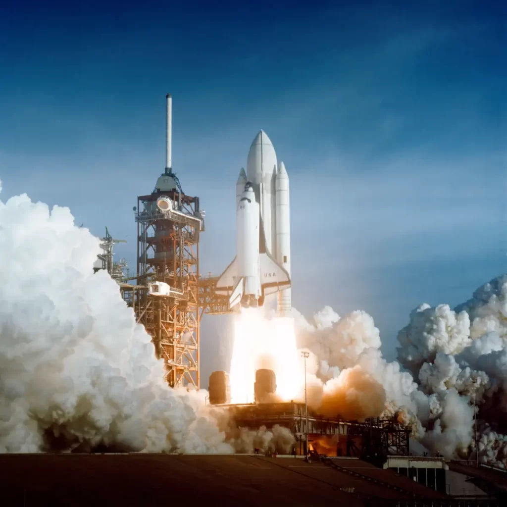 Budget of NASA [1980-1989]: The first Space Shuttle launch: April 12, 1981