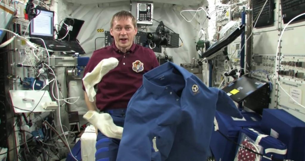 How do astronauts wash clothes in space?
