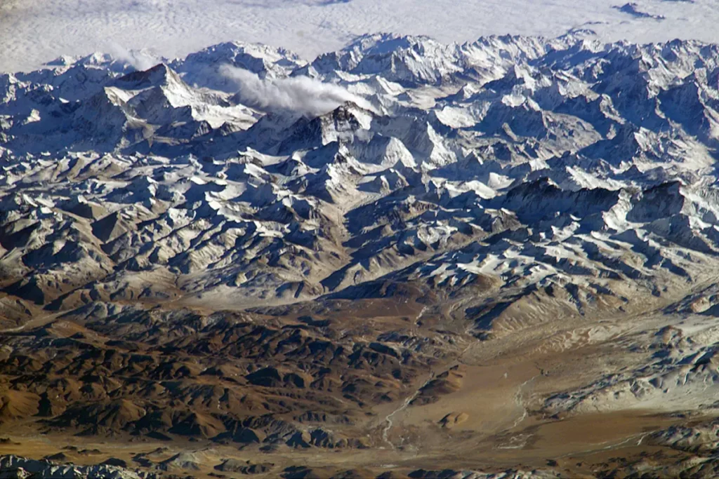 Mount Everest from space (2003)