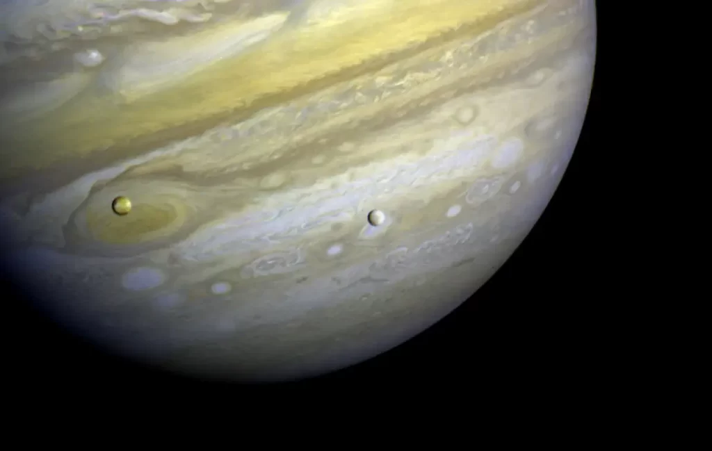 Voyager 1 photo of Jupiter, February 13, 1979