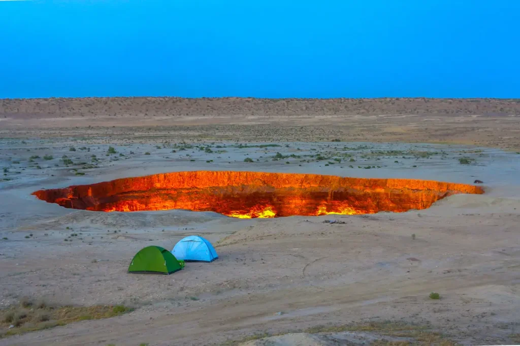 Darvaza Crater, also known as the "Door to Hell"