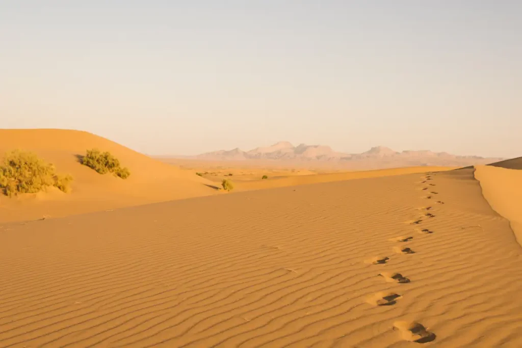 Desert- Dasht-e Kavir in Iran