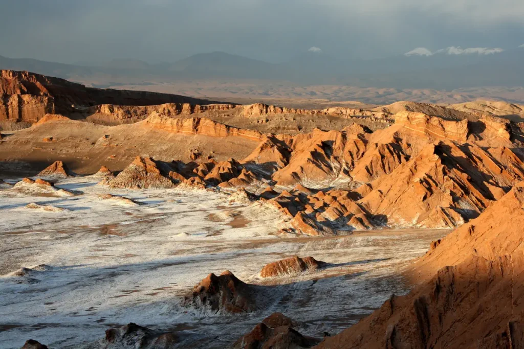 Driest places in the world: El Valle de la Luna (Valley of the Moon) in the Atacama Desert