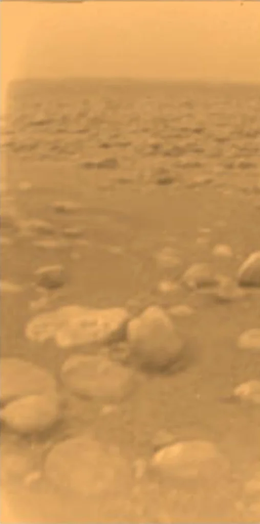 Titan surface from the Huygens probe