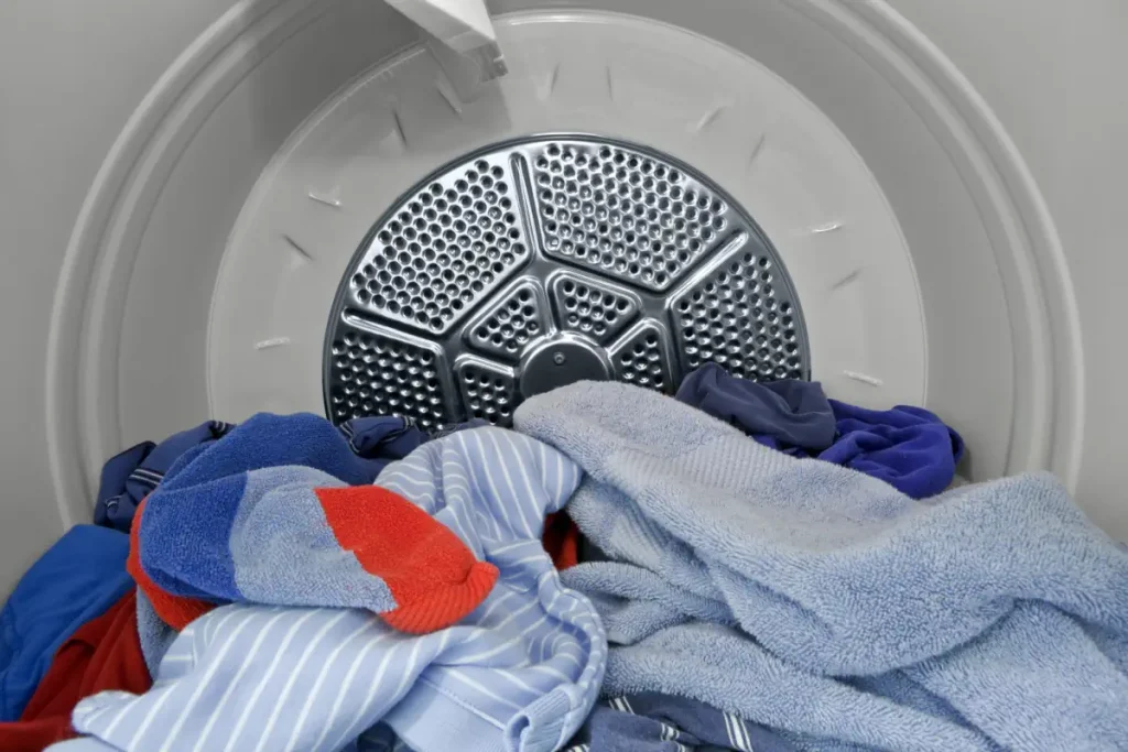 Dryers can produce up to 40 times more microfibers than washing machines