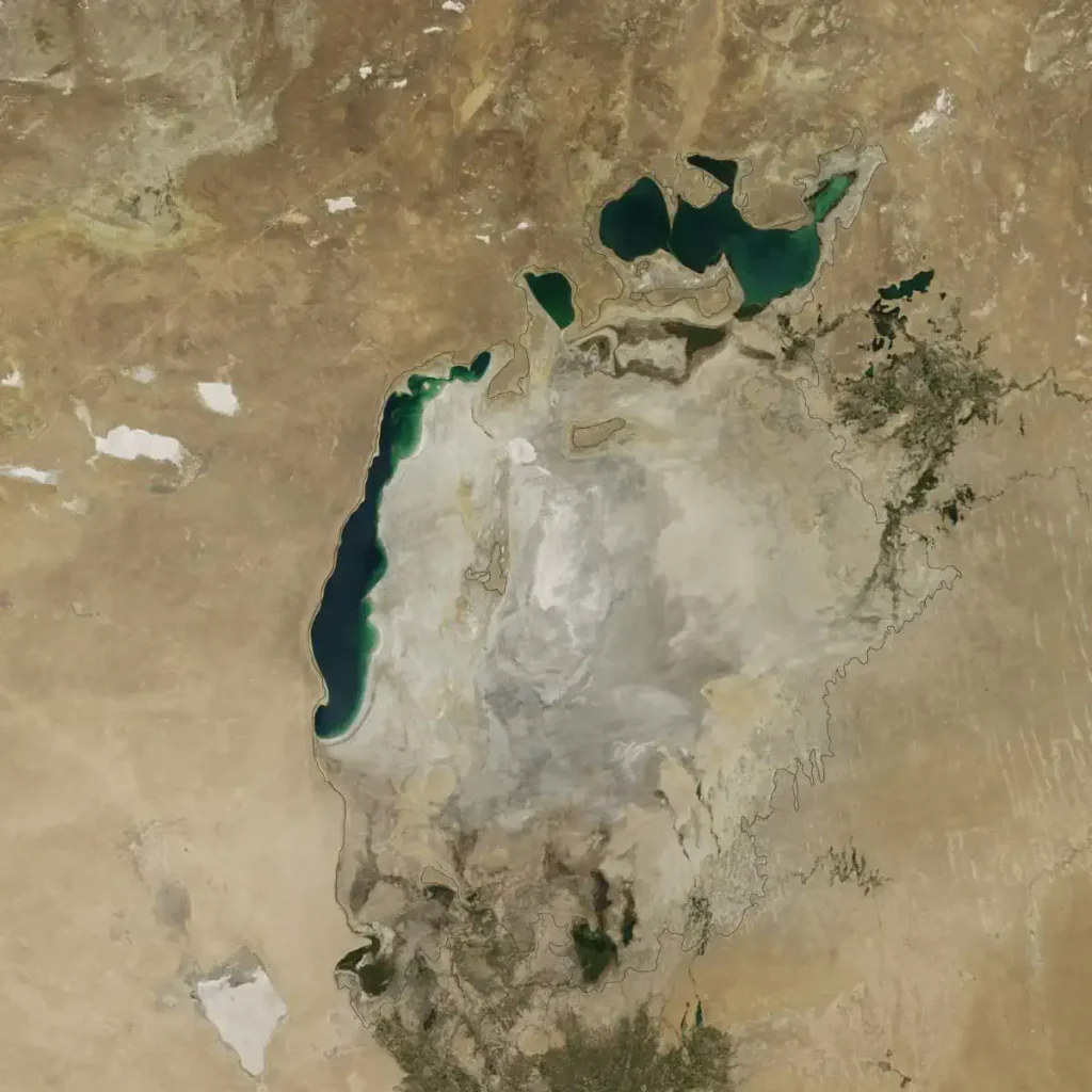 Changing Earth: Aral Sea, August 19, 2014.
