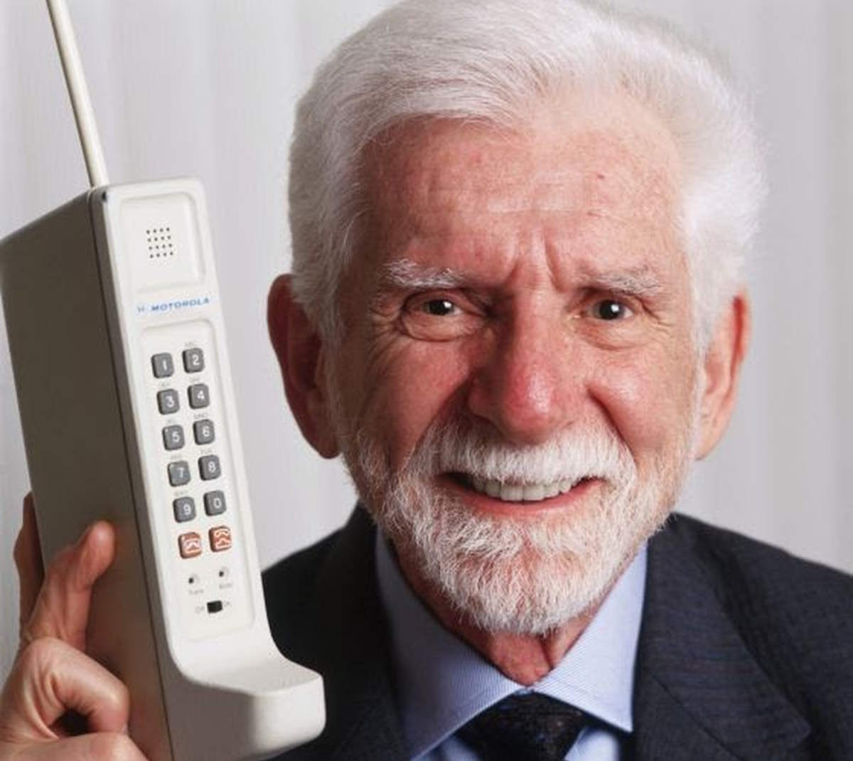 The first cell phone call was made by Martin Cooper in 1973