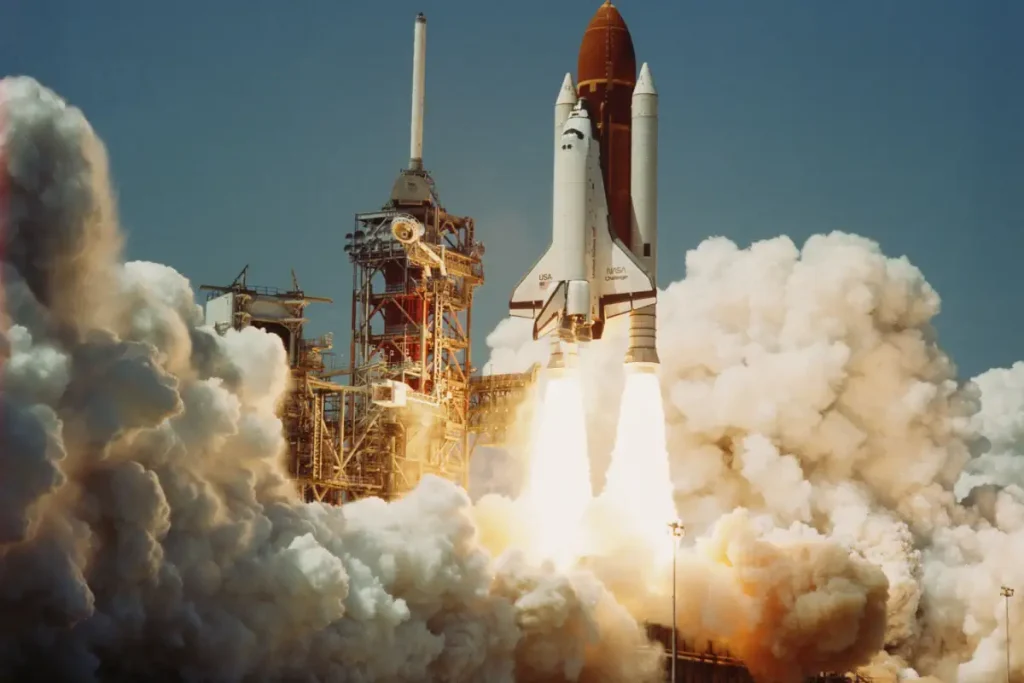 Space Shuttle Challenger was first launched into space on April 4, 1983.